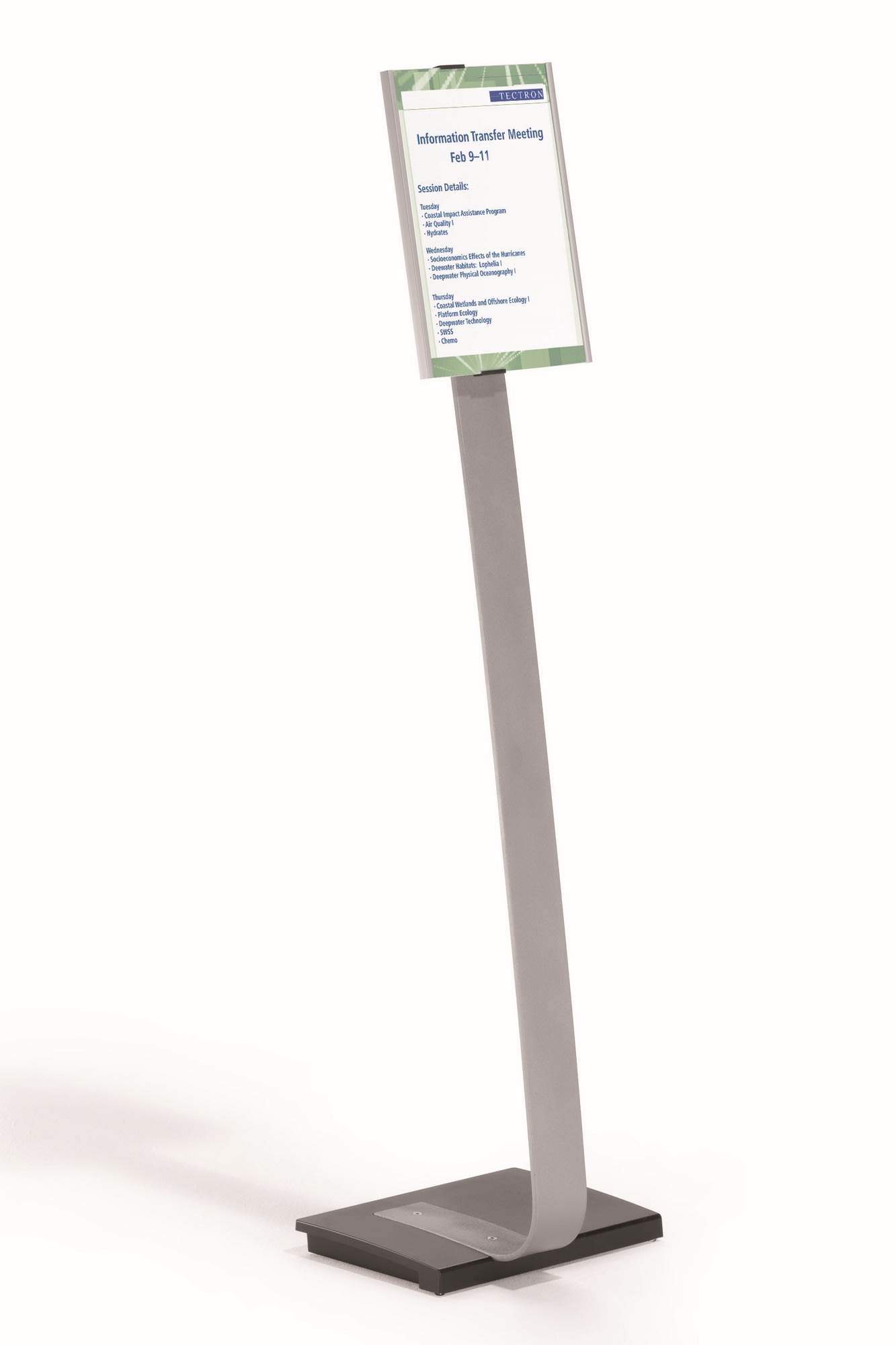 GuestSupply US | Durable Info Sign Letter Floor Stand, 8.5